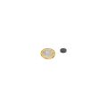 Y10 Ceramic Disc Magnets - 3/8 in. diameter x 1/8 in. thick - 0.32lbs Pull