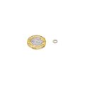 N42 Neodymium Diametrically Magnetised Ring Magnet - 1/4 in. O.D x 1/8 in. I.D x 1/32 in. thick