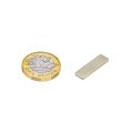 N35 Neodymium Rectangular Magnet - 13/16 in. x 1/4 in. x 1/16 in. thick - 2.42lbs Pull
