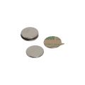 Adhesive N42 Neodymium Magnet - 13/16 in. dia x 1/16 in. - 4.41lbs Pull