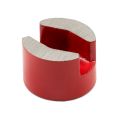 Alnico Button Magnet Countersunk with 3/16 in. dia central hole - 3/4 in. dia x 1/2 in. thick - 3.97lbs Pull