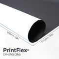 PrintFlex® Latex, Pigment & UV Ink Printable Matt White Ferrous Sheet - 50 in. wide