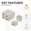 N42 Neodymium Rectangular Hornby Train Magnet - 1/2 in. x 11/32 in. x 1/2 in. x 1/16 in. hole - 11.46lbs Pull