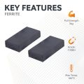Y30BH Ceramic Rectangular Magnet - 1-7/8 in. x 1 in. x 3/8 in. thick - 6.62lbs Pull