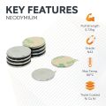 N42 Neodymium Adhesive Disc Magnet - 19/32 in. dia x 1/32 in. thick - 2.42lbs Pull