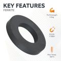 Y30BH Ceramic Ring Magnet - 2-27/32 in. O.D. x 1-17/32 in. I.D. x 3/8 in. thick - 12.13lbs Pull