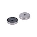 Y30BH Ceramic Countersunk Pot Magnet - 1-3/8 in. dia x 9/32 in. thick x 3/16 in. hole - 15.21lbs Pull