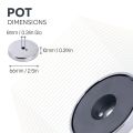 Ceramic Pot Magnet - 2-9/16 in. dia x 3/8 in. thick x 5/16 in. hole - 86lbs Pull