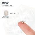 N35 Neodymium Disc Magnet - 3/16 in. dia x 5/32 in. thick - 1.45lbs Pull