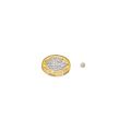 N42 Neodymium Cube Magnet - 1/8 in. x 1/8 in. x 1/8 in. thick - 0.83lbs Pull