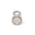 N42 Neodymium Clamping Magnet with M5 Eyebolt - Machine Lathed - 1 in. dia - 54.9lbs Pull