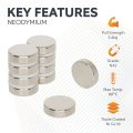 N42 Neodymium Disc Magnet - 9/16 in. dia x 5/32 in. thick - 7.5lbs Pull