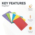 MagFlex® Scrumboard Magnet - Gloss Blue Dry Erase Surface - 1/32 in.