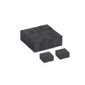 Isotropic Y30 Ceramic Square Magnet - 3/8 in. x 3/8 in. x 3/16 in. thick - 0.18lbs Pull