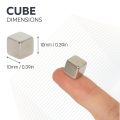 N42 Neodymium Cube Magnet - 3/8 in. x 3/8 in. x 3/8 in. thick - 10.36lbs Pull